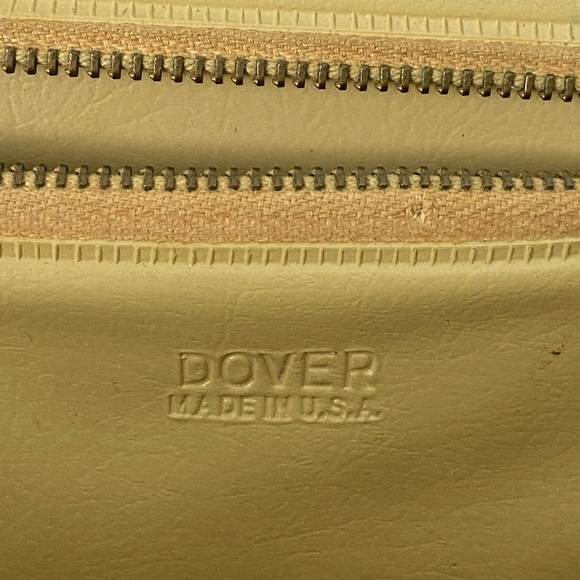 Vintage 50s Dover USA Kiss Lock Floral Tapestry Grannycore Structured Purse Bag - Picture 13 of 16